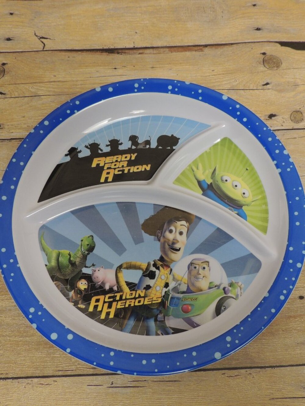 Toy Story Melamine Plate Early 2000's JC Penney Exclusive